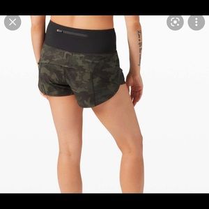 Lululemon Camo Shorts Size 4